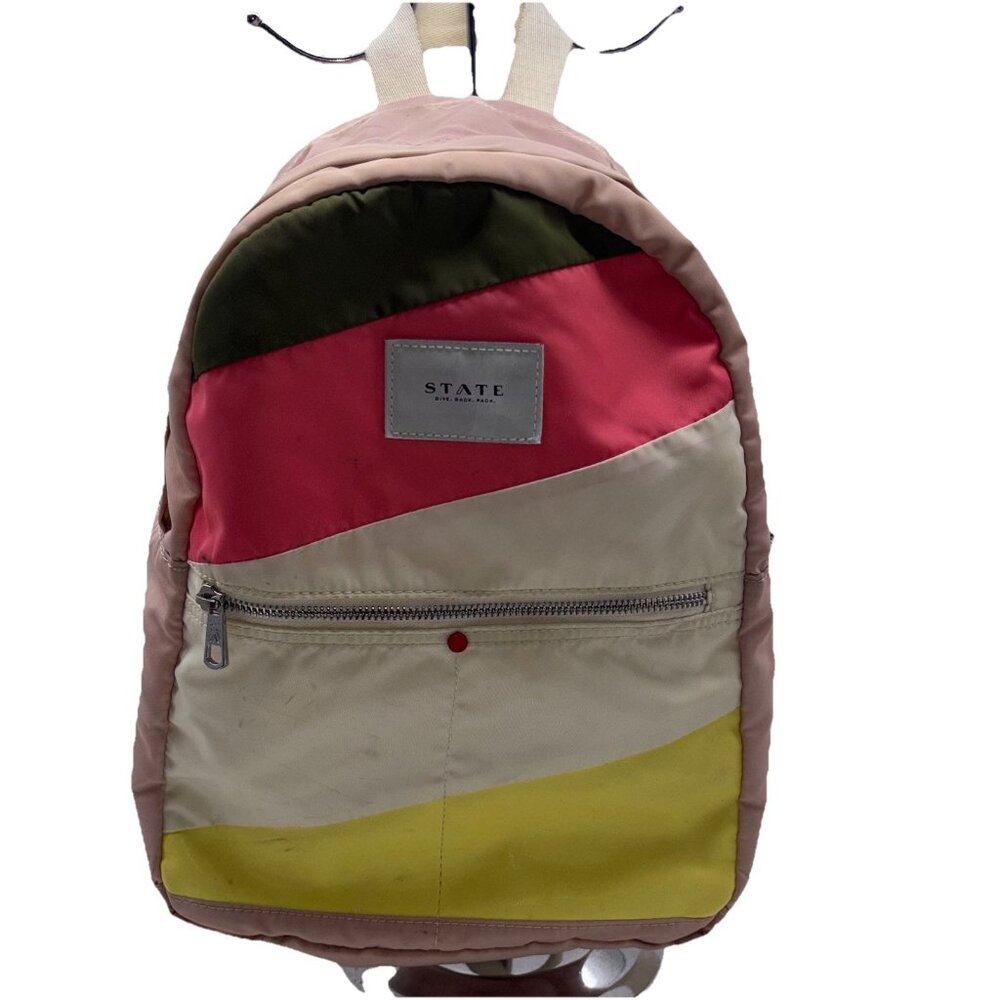 State Kane Mini Backpack Bag Pink Multicolor - Picture 2 of 16